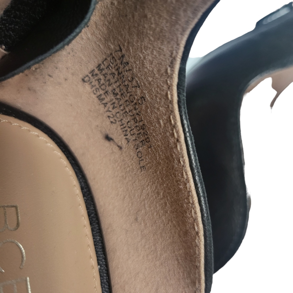 BCBGeneration Chain Detail Dress Sandals Black 7 - Picture 9 of 10